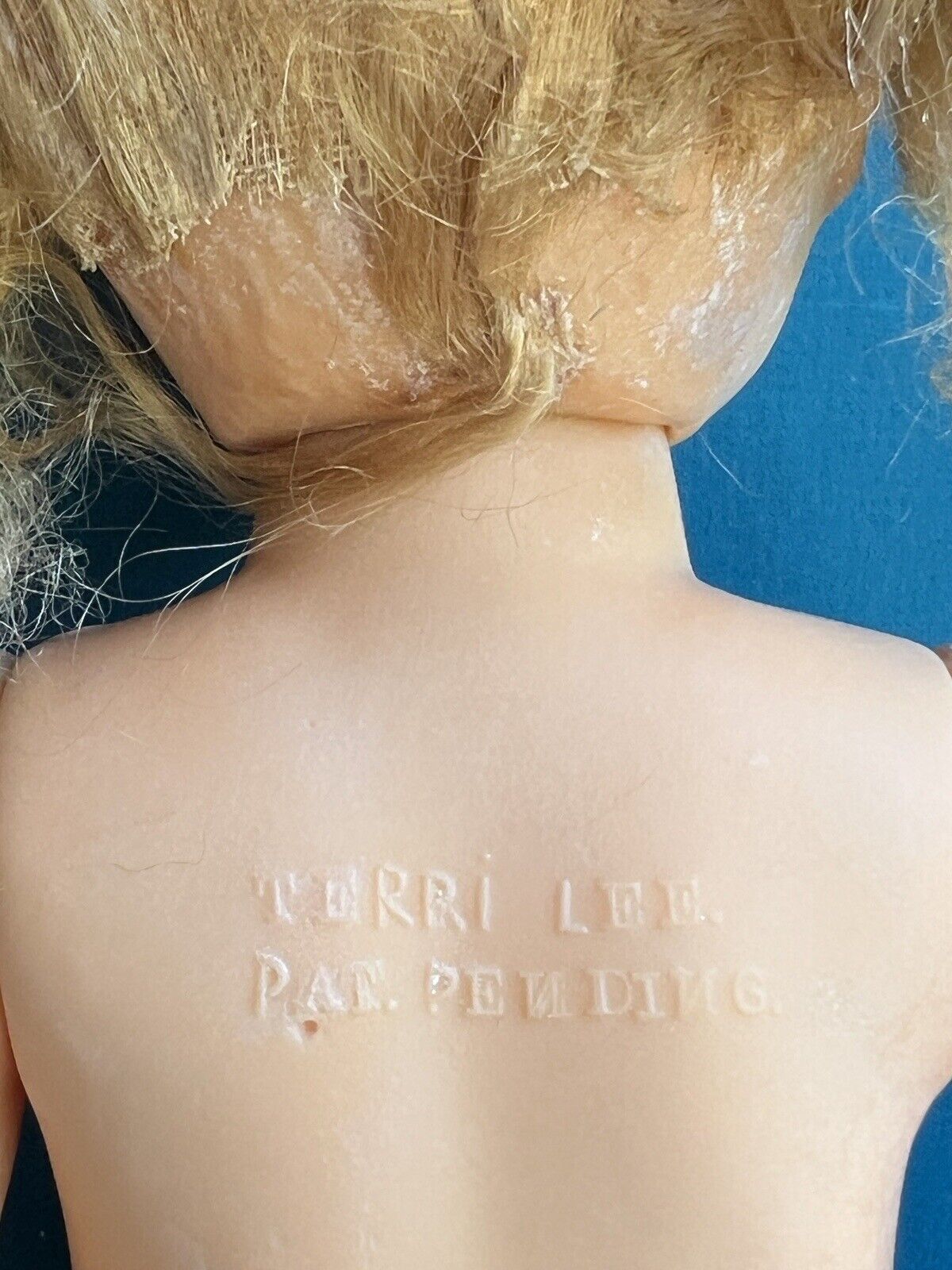 Vintage Early Hard Plastic Blonde Terri Lee Doll