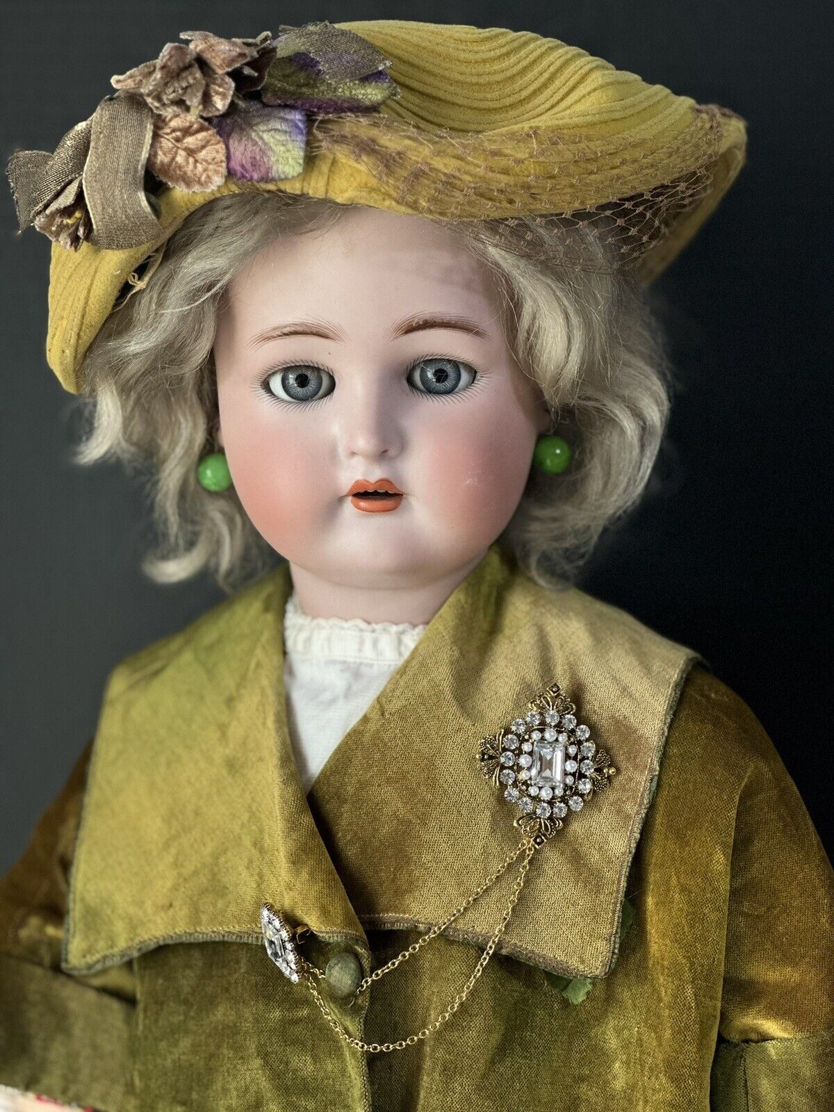 Antique German Simon & Halbig Kammer & Reinhardt Bisque Head 29” Doll