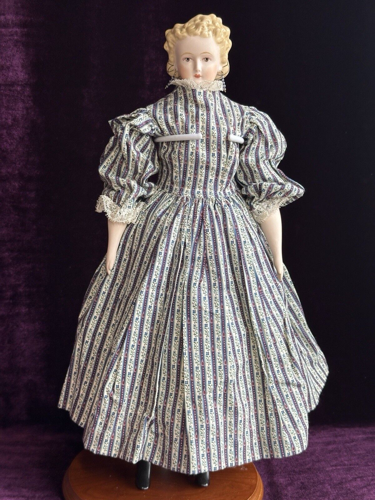 Vintage 17.5” Reproduction of Parian Porcelain Doll from Emma Clear Mold