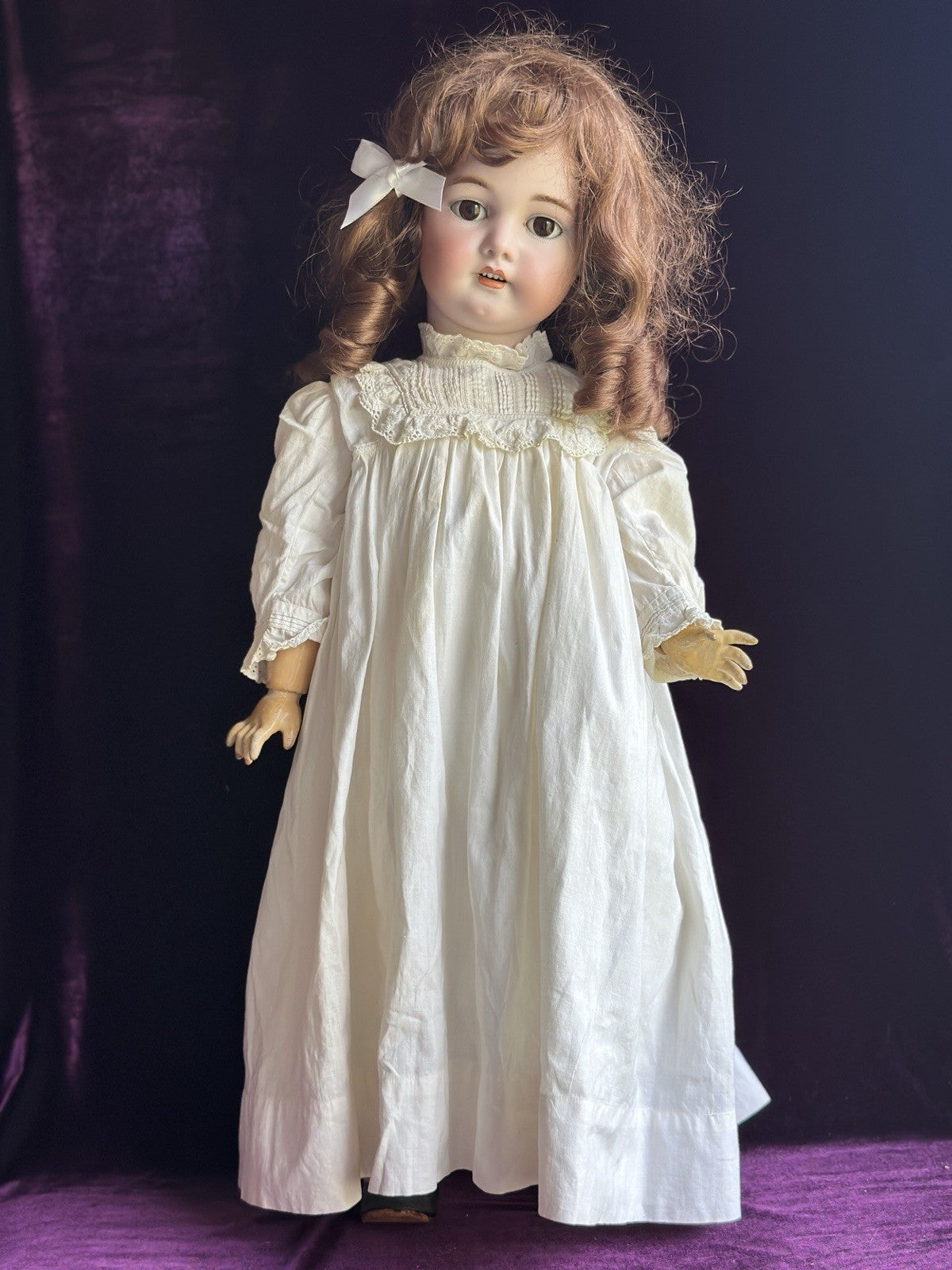Large Antique German 28” Simon Halbig 1079 Dep Bisque Head Doll
