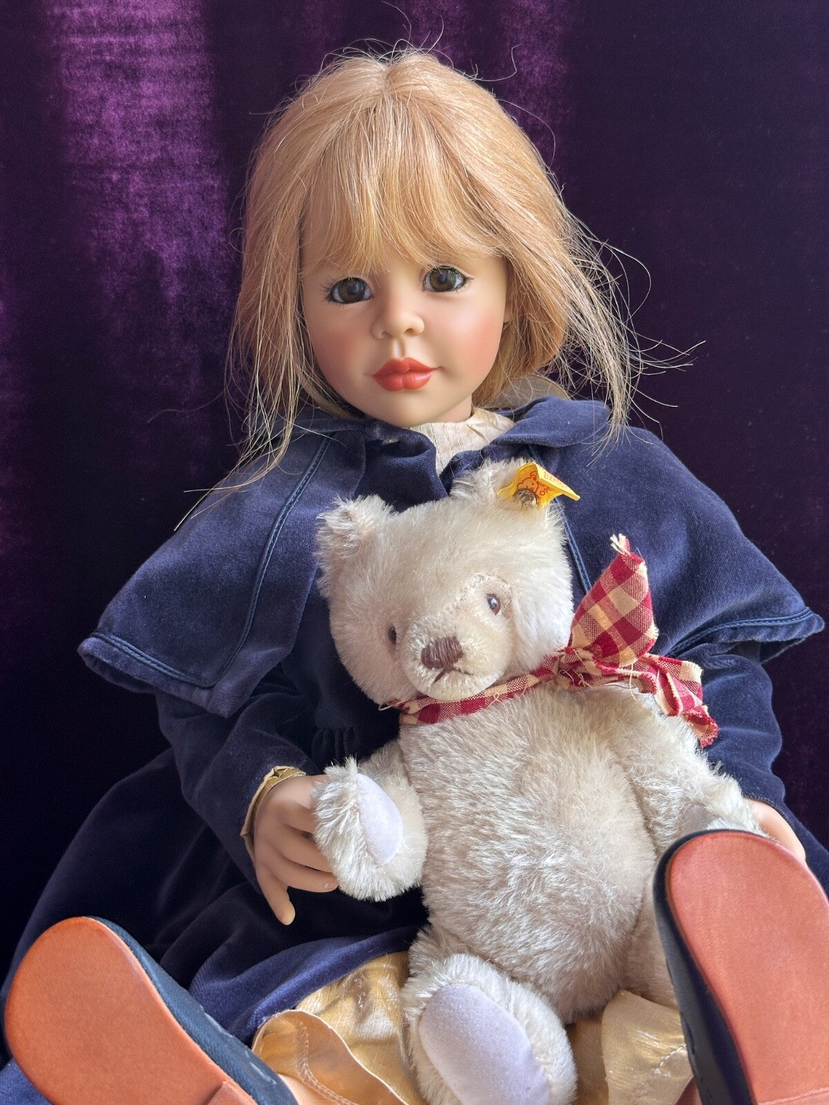 Vinyl 22” Doll Stephanie By Joke Grobben For Gotz 2000 LE 750