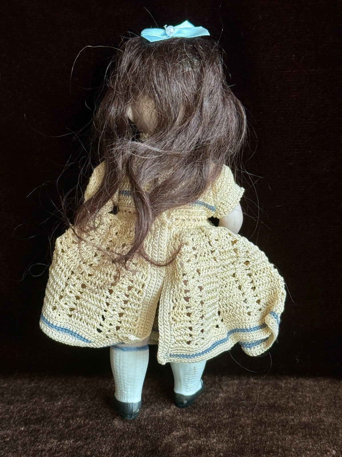 Antique German 6.25” Kestner All Bisque Mignonette Doll