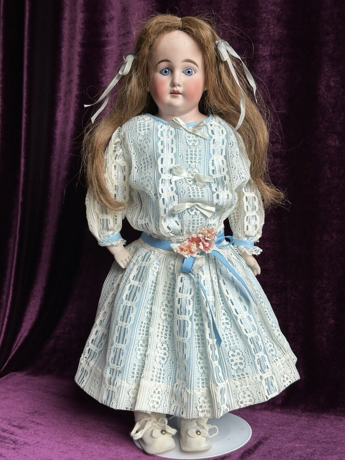 Antique German 18” Cuno Otto Dressel COD 93 (?) C DEP Bisque Shoulder Head Doll