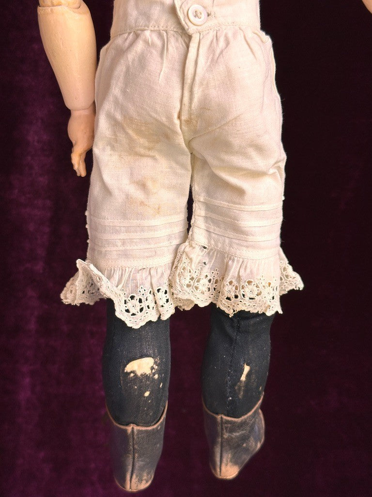 Antique German Kley Hahn Walkure 17.5” Doll Bisque Head Composition Body