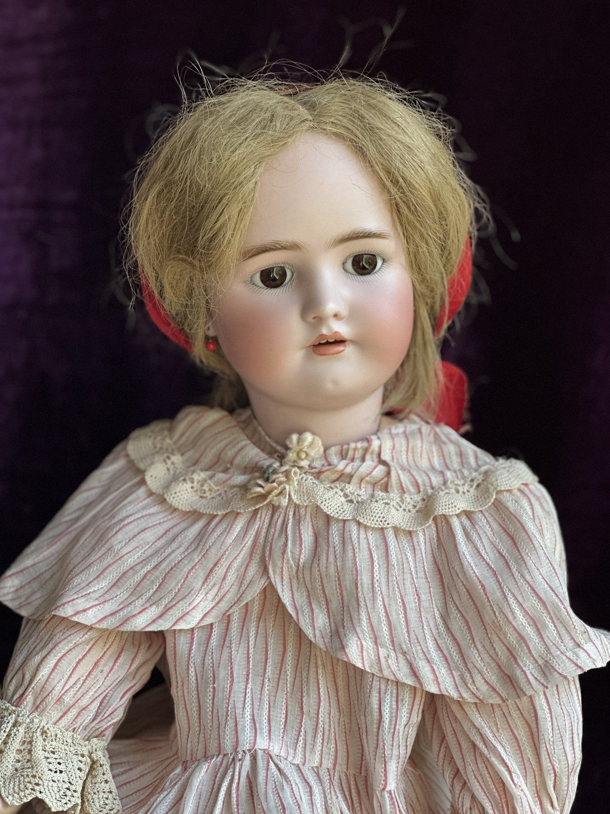Large Antique German 29” Simon Halbig Heinrich Handwerck Bisque Head Doll