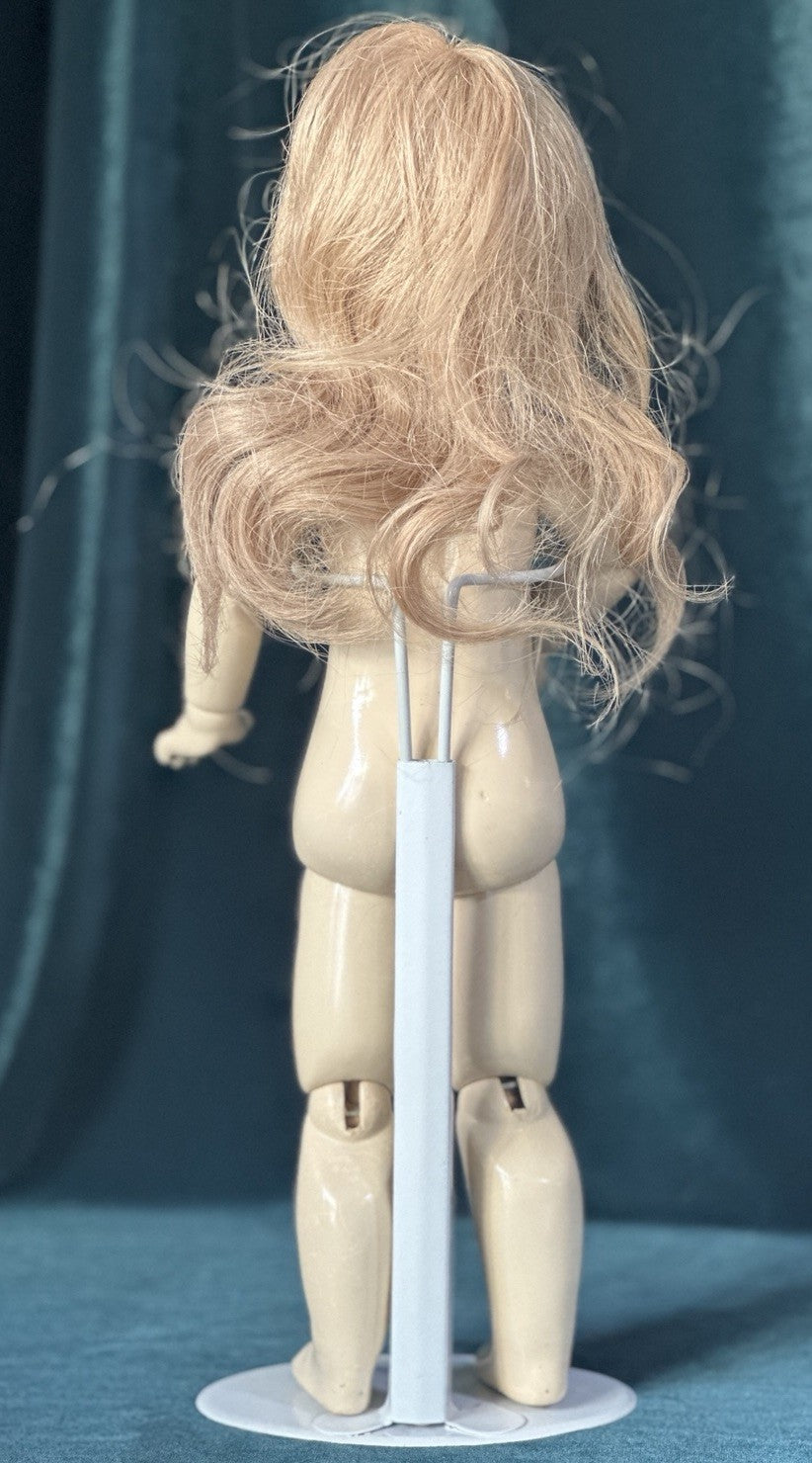 Artist Reproduction of Antique French 14” Doll Porcelain Head Seeley Body