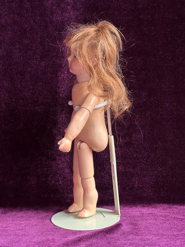 Antique German Miniature 8" Simon Halbig Bisque Head Square Teeth Doll