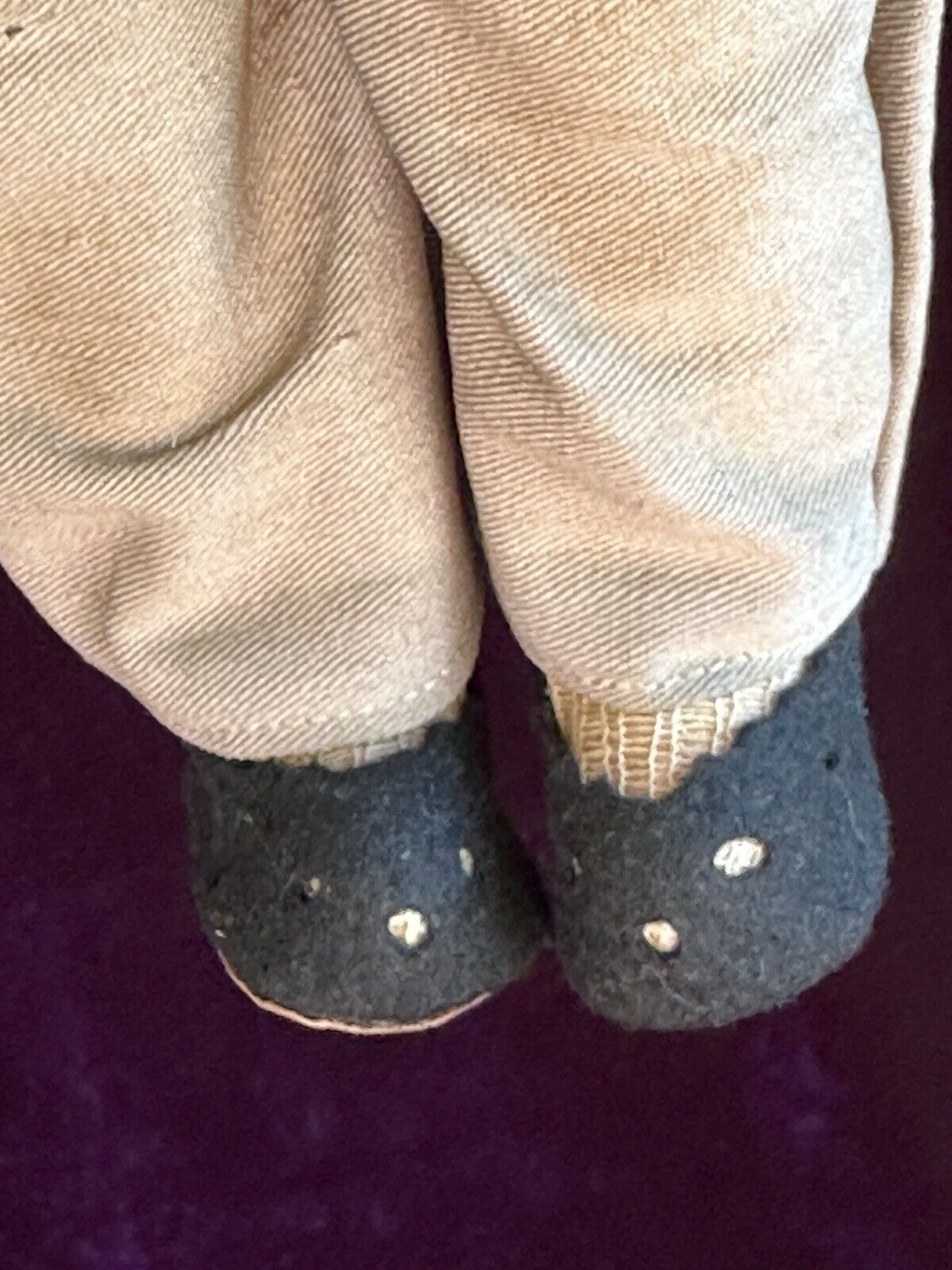 All Original Vintage Early Spanish 10.5” Munecas Pages Hard Mask Cloth Doll