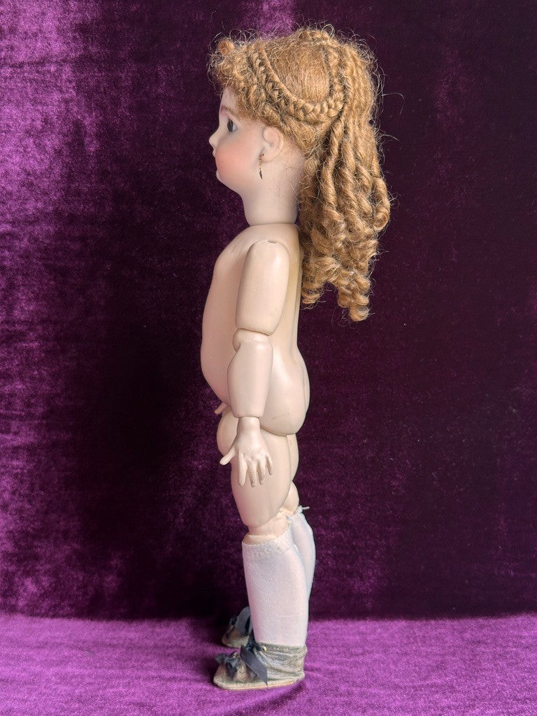 Vintage Reproduction of French Jumeau 18” Doll Porcelain Head by Calli Lou