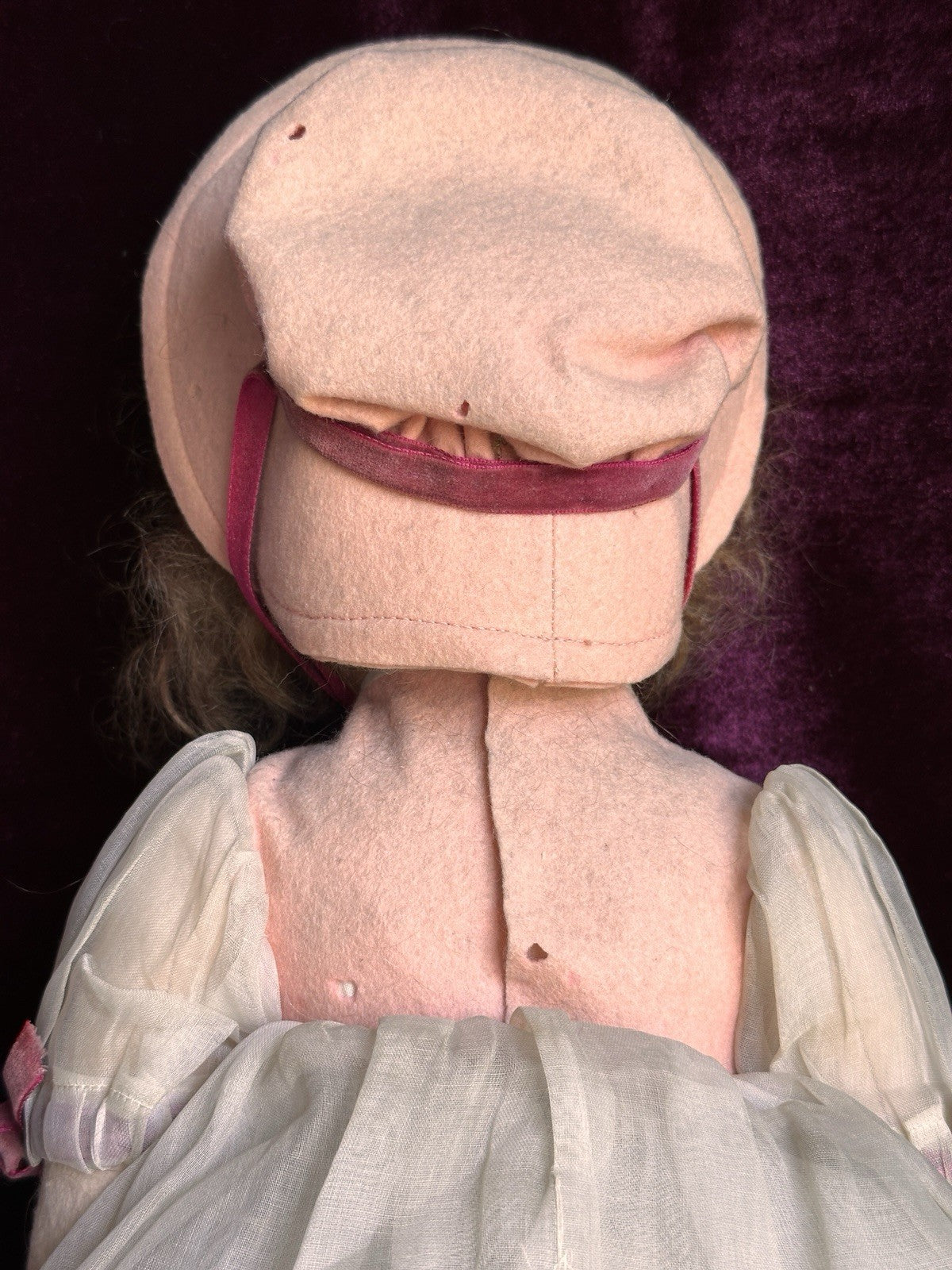 Vintage Italian Lenci Grugnetto 1500 Series Felt Grumpy 19” Doll