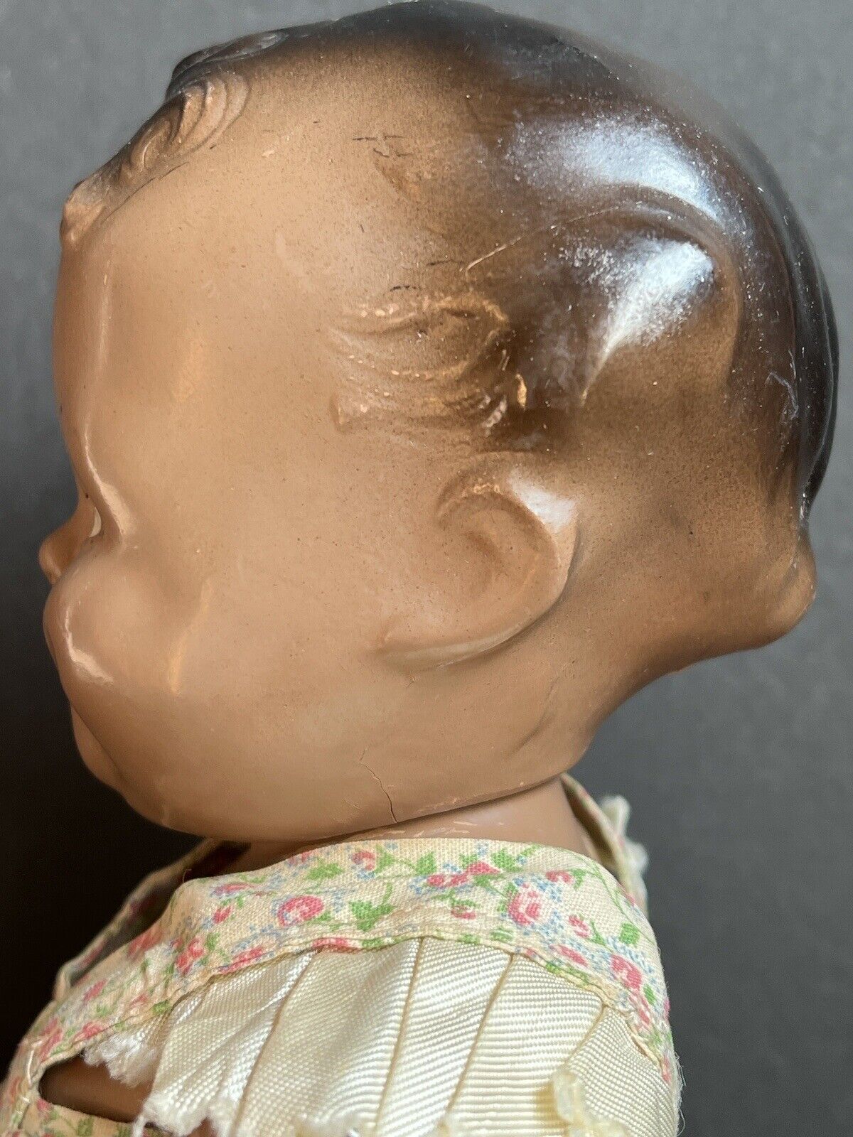 Original Vintage Composition Dark Complexion Scootles Rose O’Neill Cameo Doll