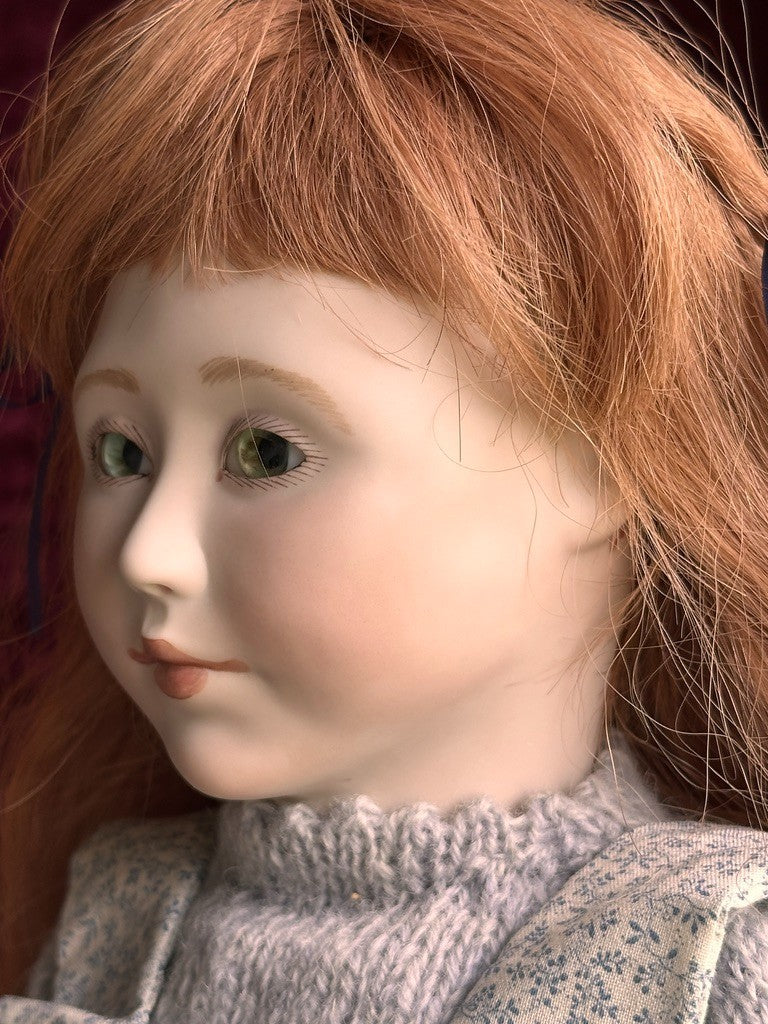Large Collectible 20" Wooden/Porcelain Lynne & Michael Roche Claudine LE Doll