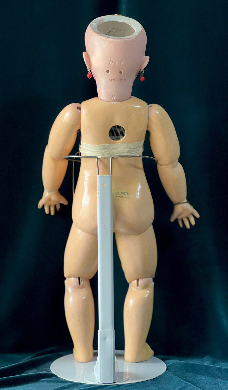 Antique French BEBE JUMEAU 23” Bisque Doll size 11 Voice Box