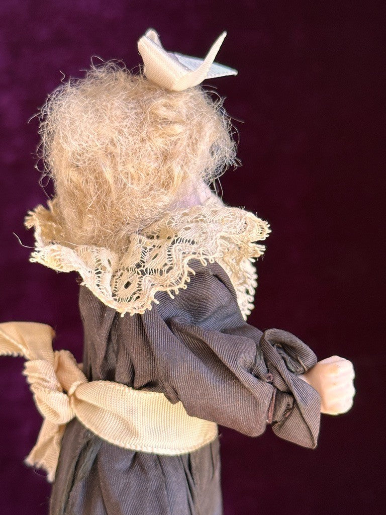 Antique German 5.25” Kestner All Bisque Mignonette Dollhouse Doll