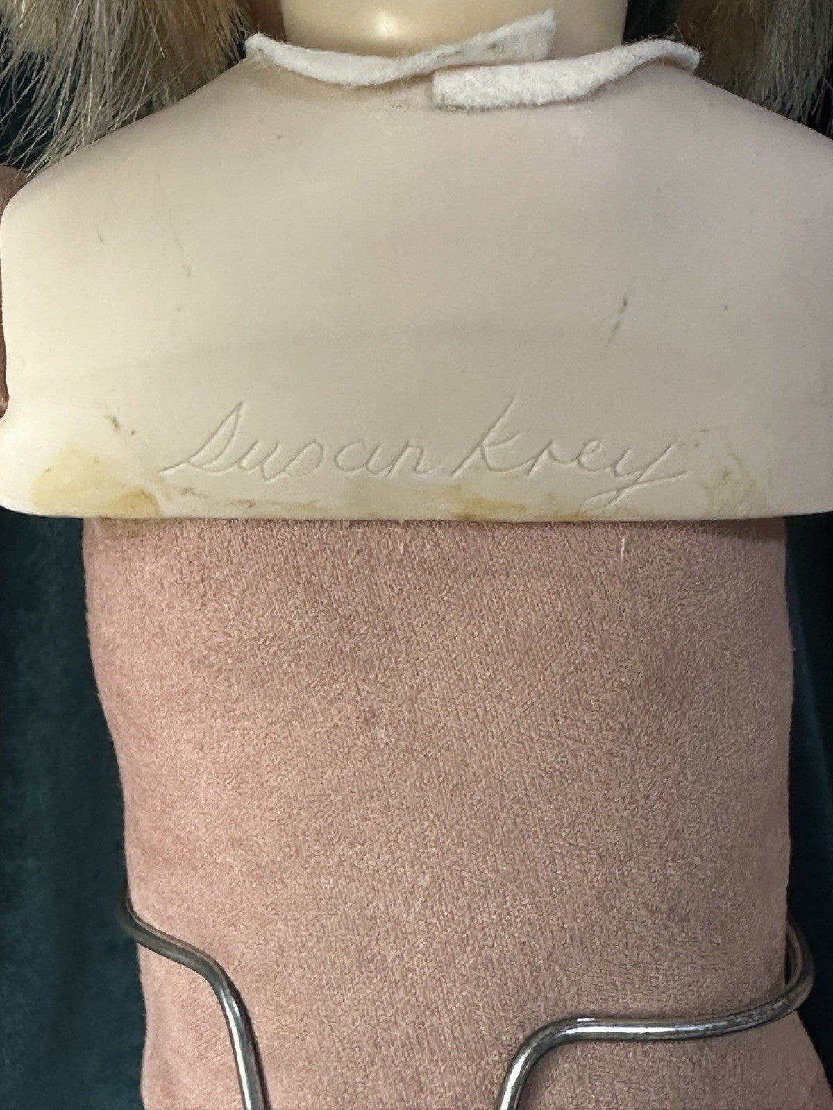 Collectible Artist Susan Krey Baby 24” Doll “Windy” Wax Over Porcelain LE 25