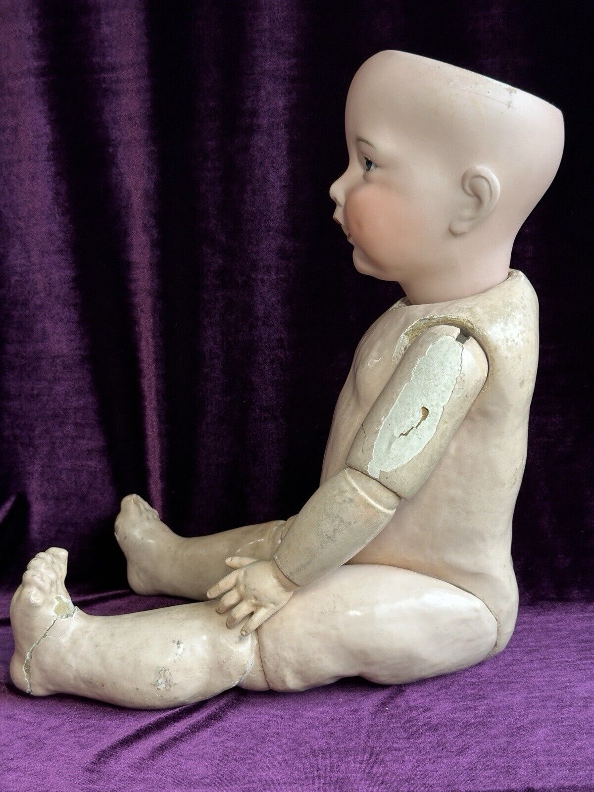 Lifesize Antique French 27” SFBJ 251 Toddler Character Doll