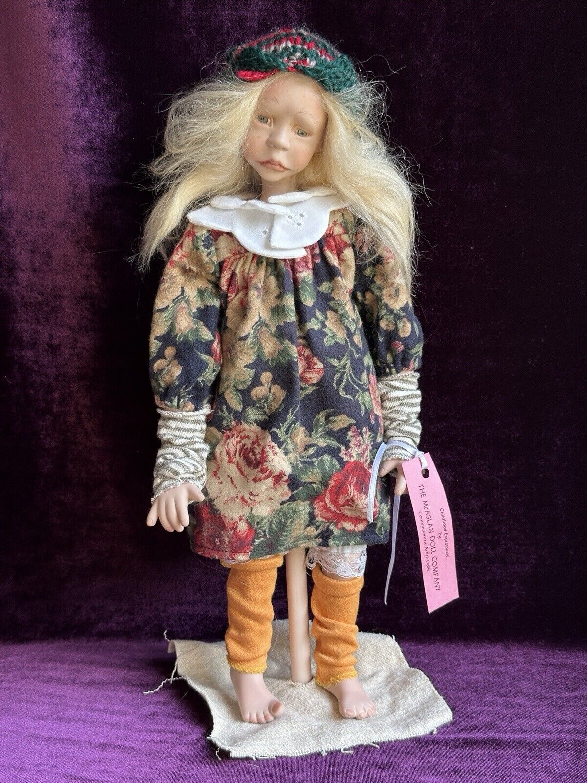 Collectible Porcelain 15” Artist Doll Chloe by Sandi McAslan LE 50