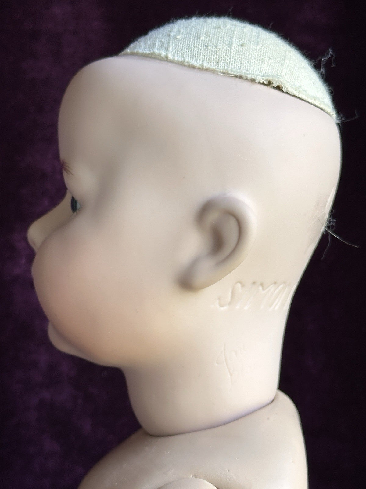 Rare 17” Porcelain/Compo Reproduction of Simon Halbig 1488 Boy Doll