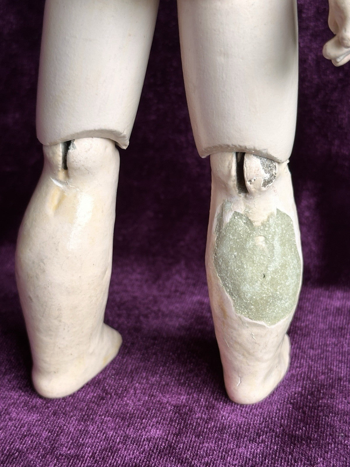 Antique French 10” Bleuette SFBJ France Bisque Head Doll with Extras
