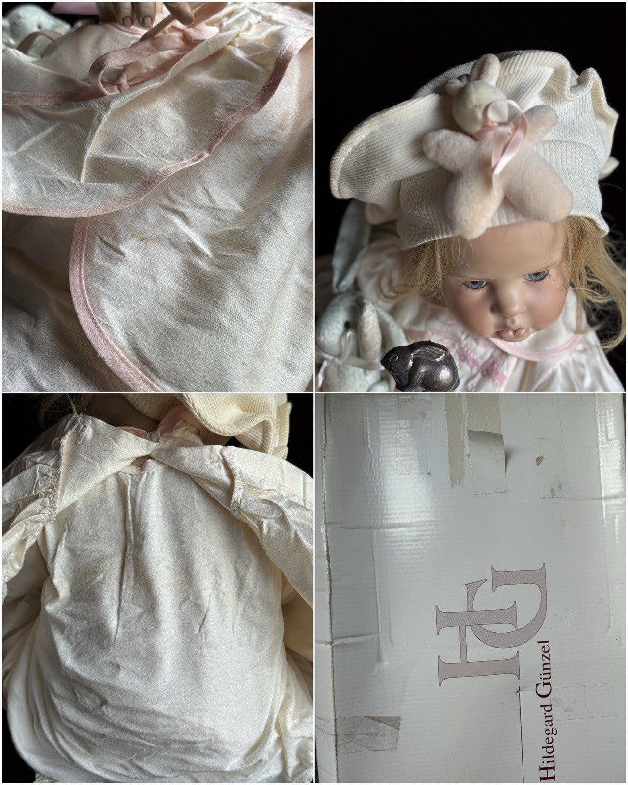 German 23” Hildegard Gunzel Wax Over Porcelain Emily Doll in Box LE USA 25