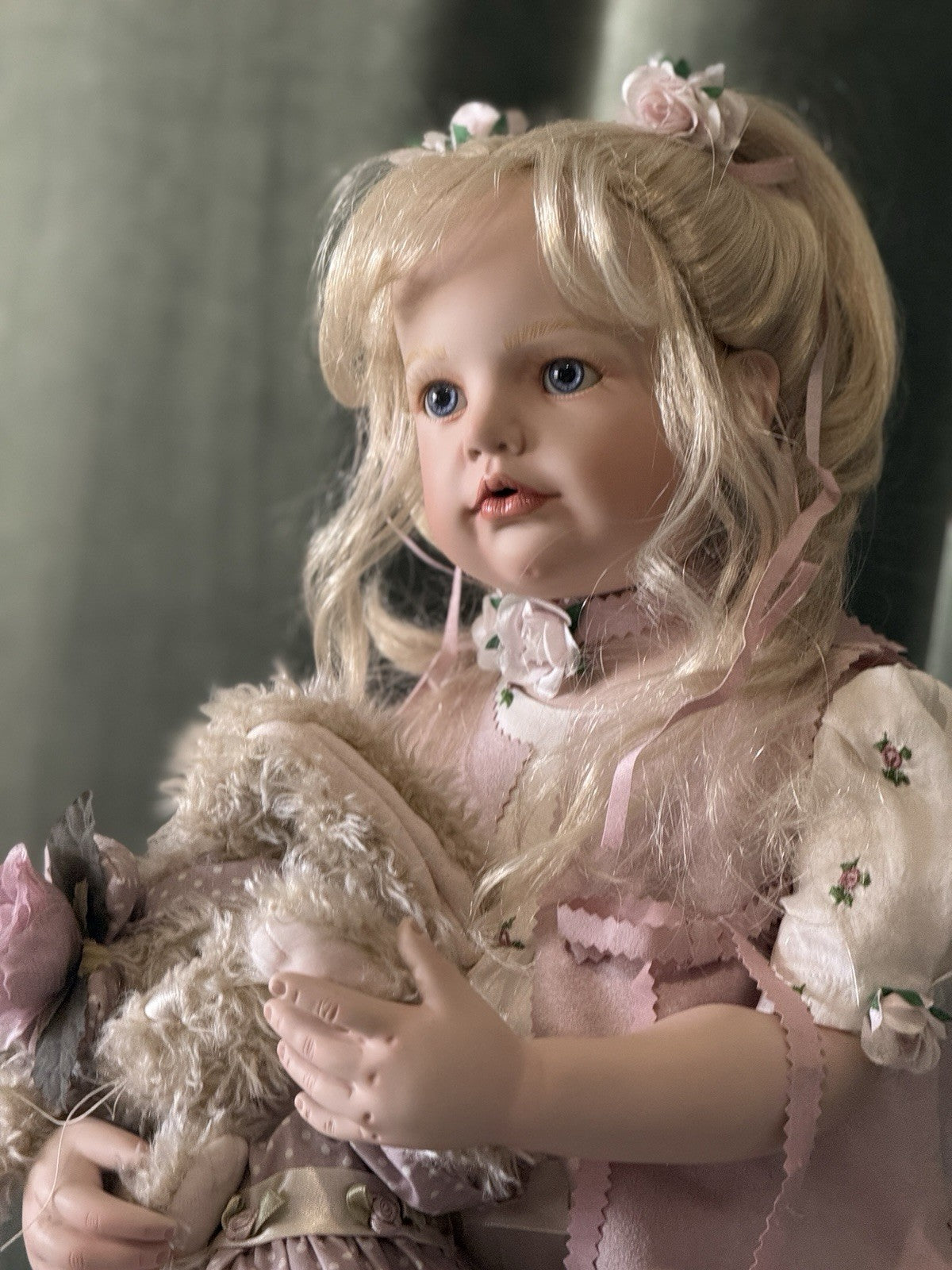 Artist Hildegard Gunzel Porcelain 27” Doll “Angel” LE 750