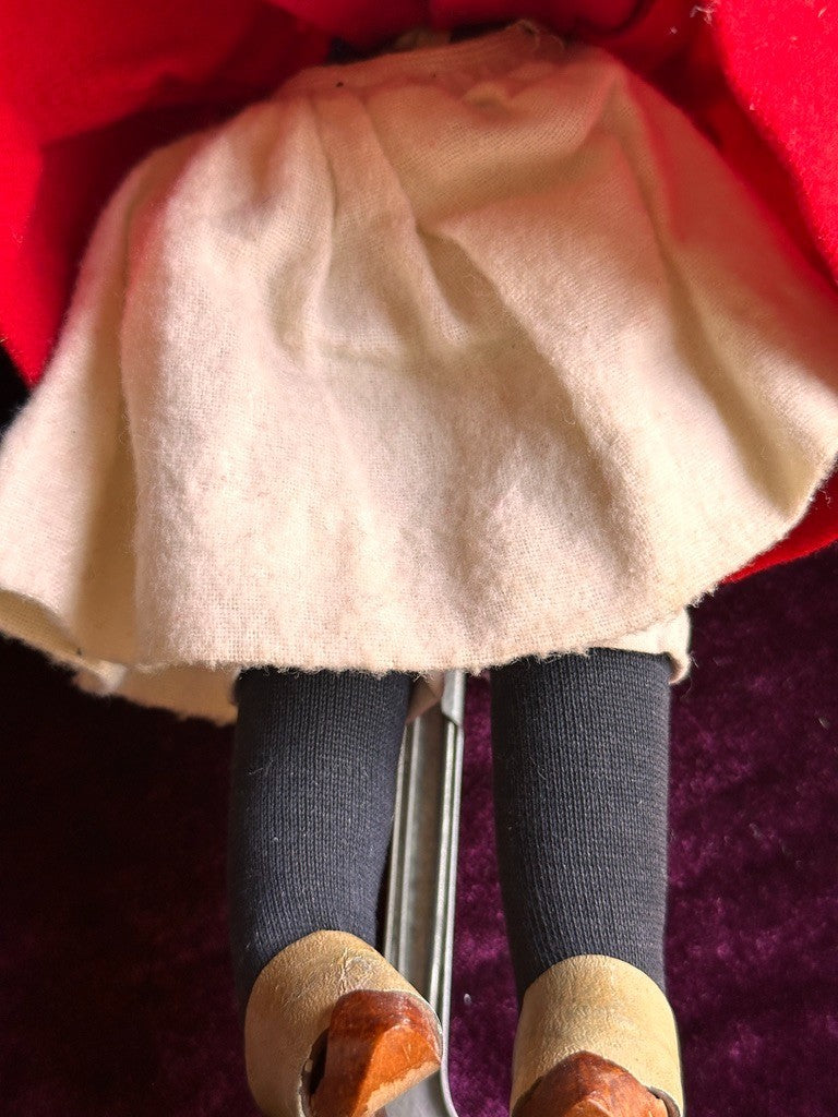 Rare Antique French Petite 11" Jumeau (?) Bisque Head Regional Fashion Doll