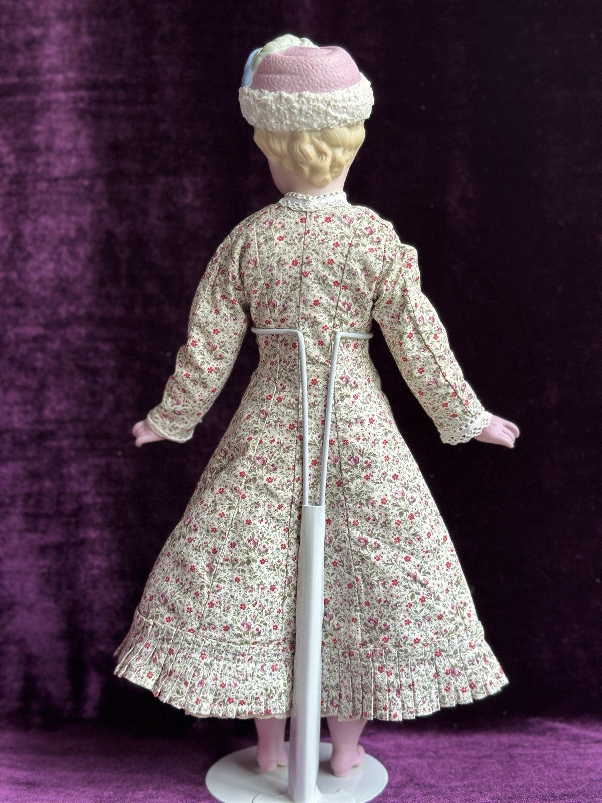 Rare Vintage 17.25” Artist Repro Porcelain Antique German Parian Style Doll
