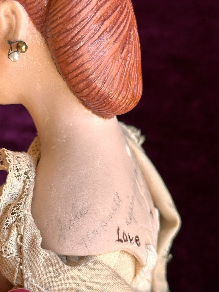 Vintage 1969 Original Artist Mold 14" Porcelain Cloth Doll
