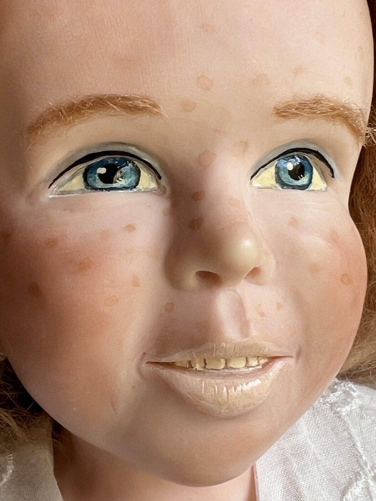 Collectible 23” OOAK Sculptured Artist Polymer Clay Doll by Ronna Morse