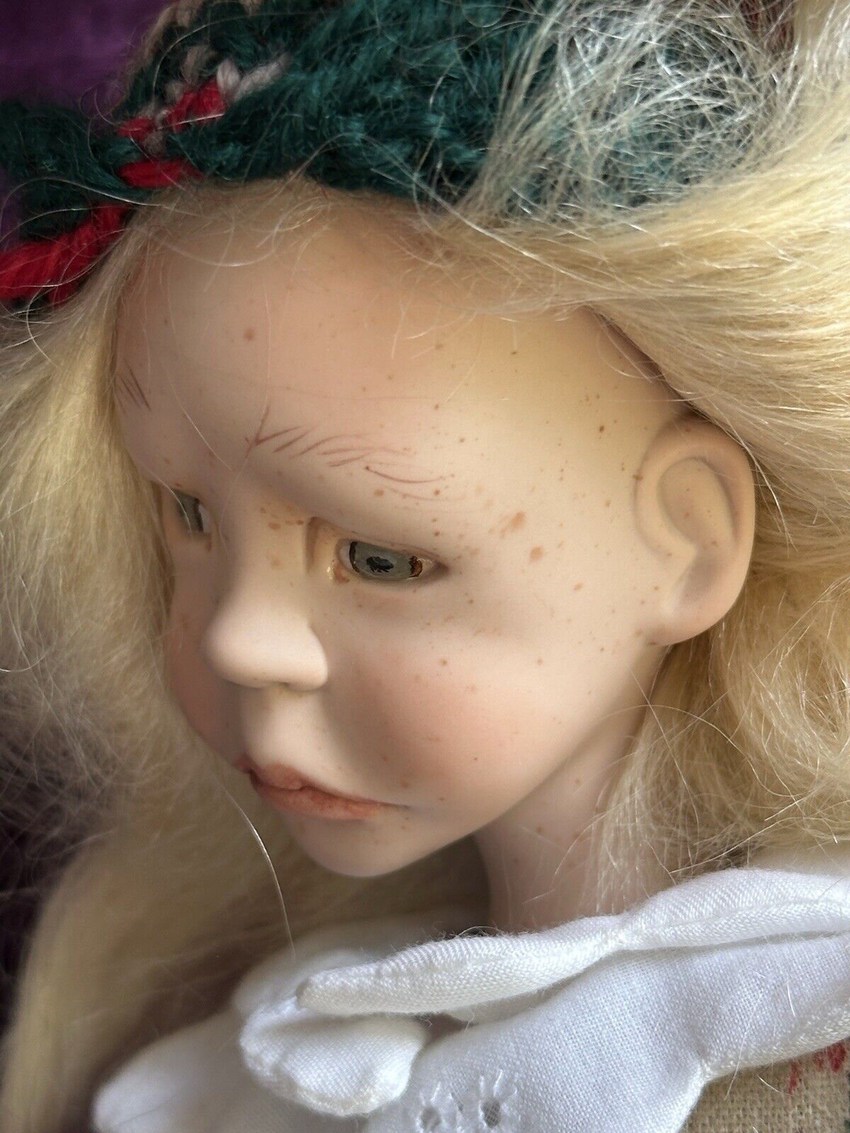 Collectible Porcelain 15” Artist Doll Chloe by Sandi McAslan LE 50