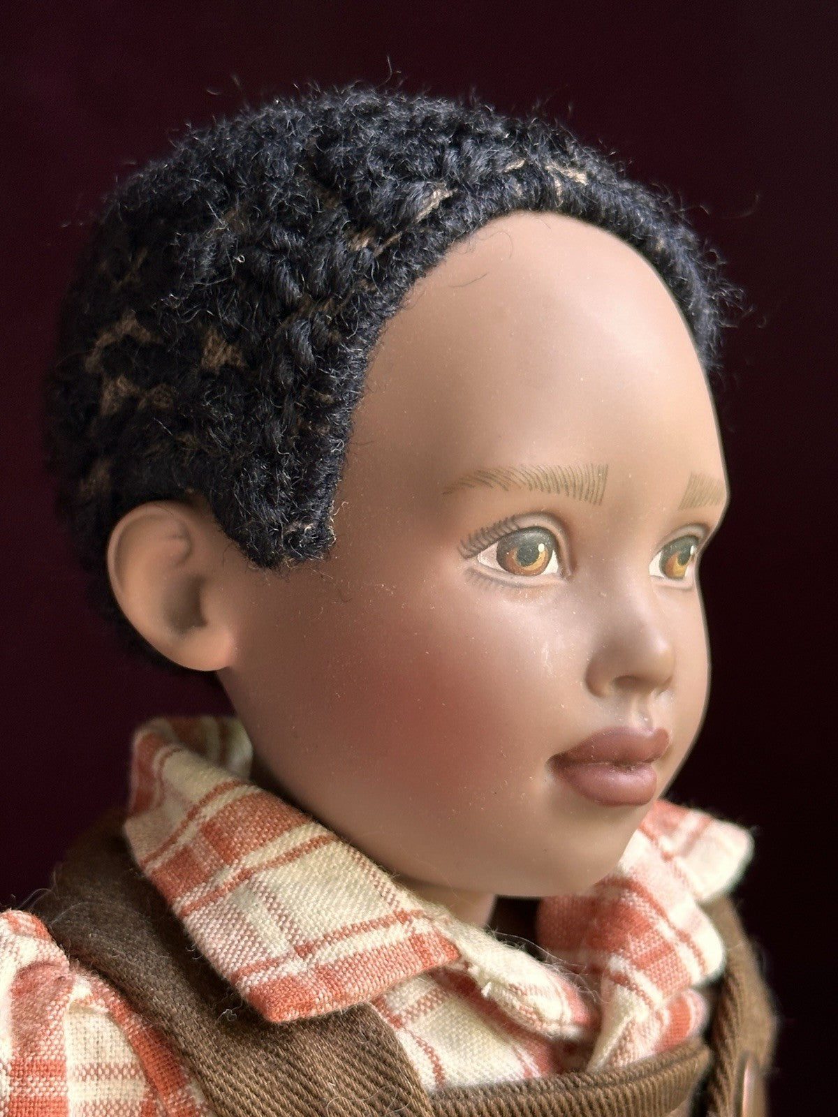 Collectible 12” Vinyl BJD Helen Kish Willy African American Boy Doll