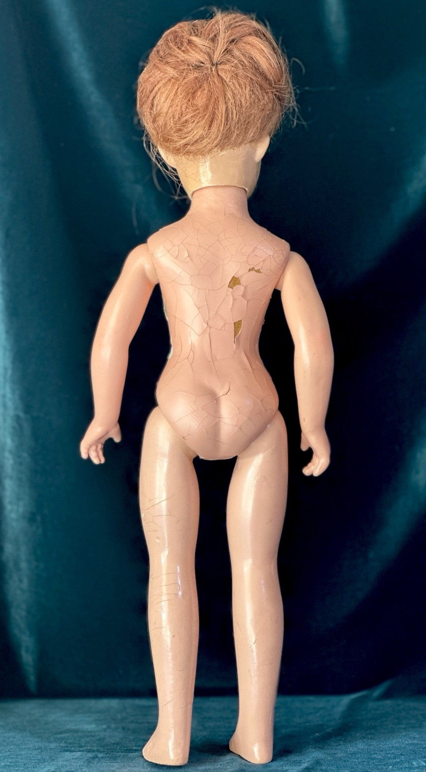 Rare Vintage 1940’s Composition 20” Monica Hollywood Doll For Restoration