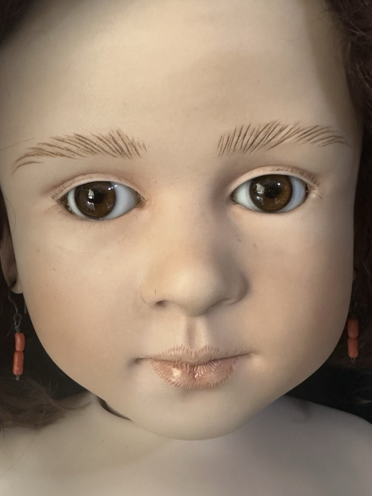 OOAK Collectible Artist 28” Porcelain Doll “Natalie” by Ruth Treffeisen