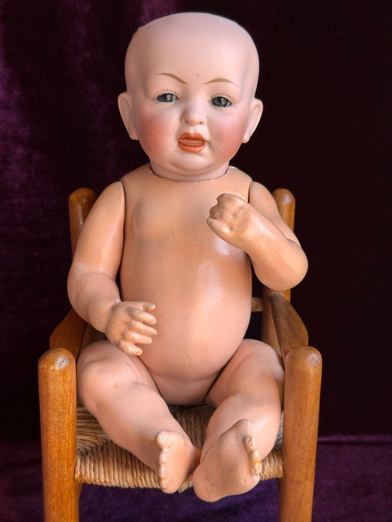 Antique German 12” JDK Kestner 211 Bisque Head Baby Doll Composition Body