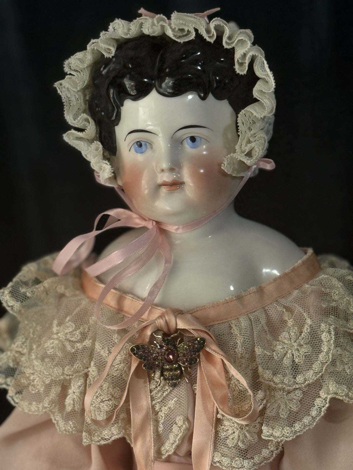 Antique German 26” ABG Alt Beck Gottschalk Exposed Ears China Doll
