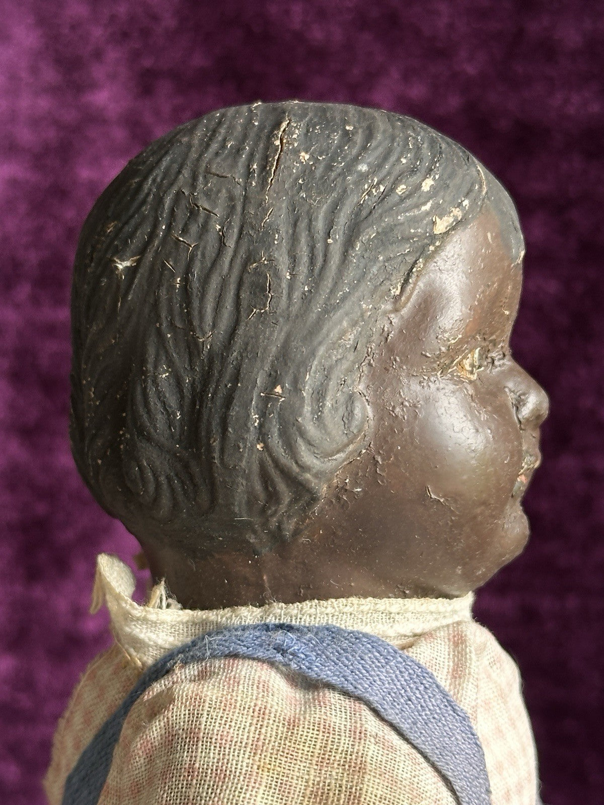 Antique American Horsman (?) Early Composition Dark Complexion Character Doll