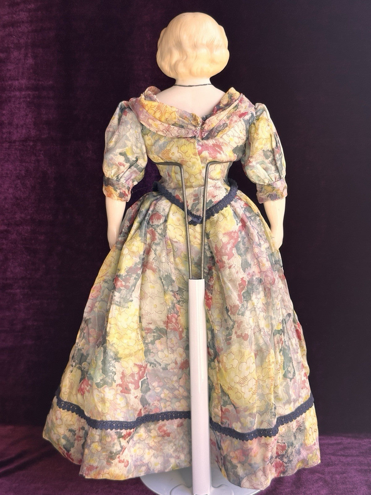 Vintage 1957 18” Reproduction of Antique German China Parian Fashion Doll
