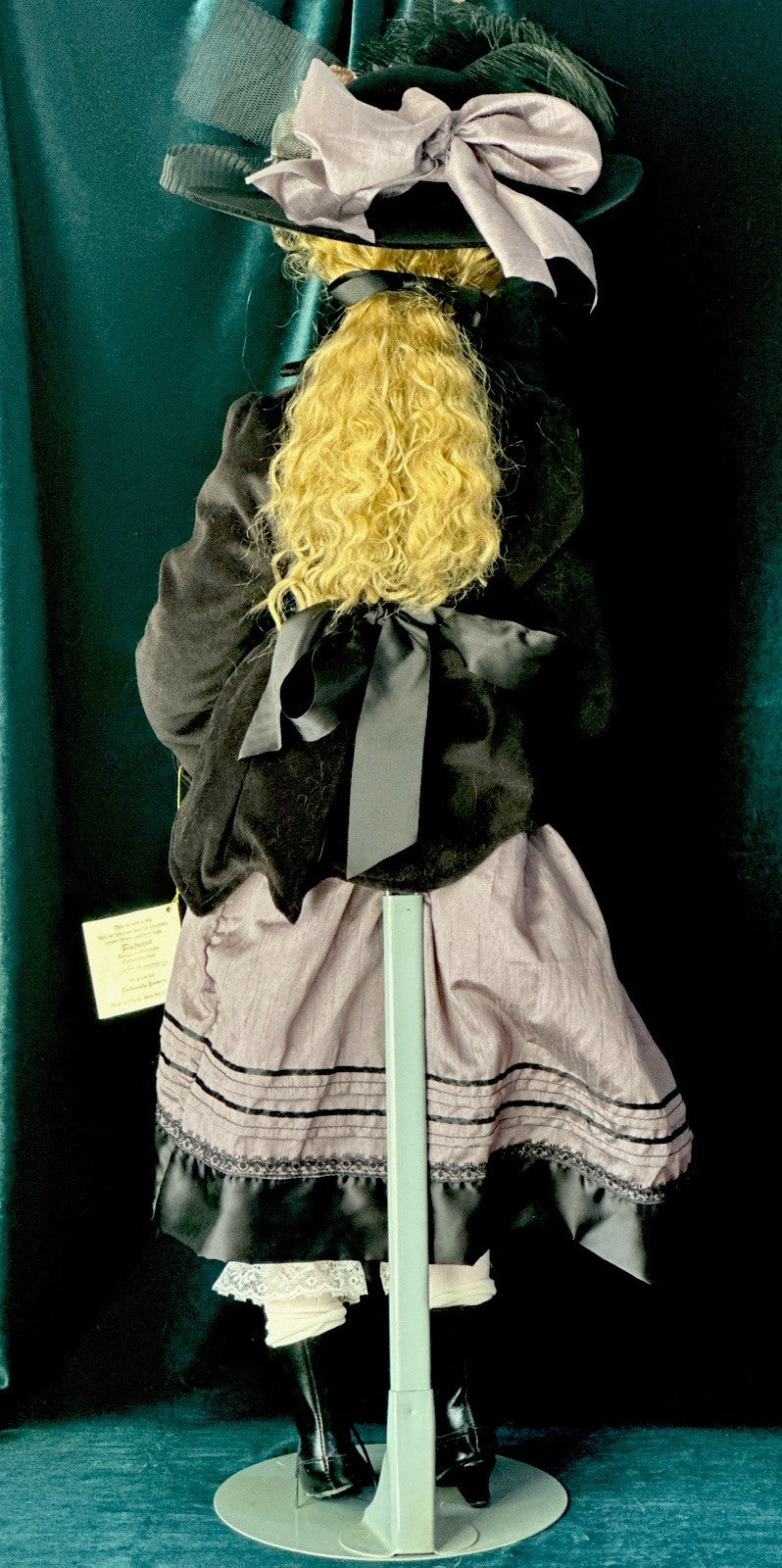 Collectible Jan Mclean 1998 30" Porcelain Doll “Patricia” For Exclusively Yours