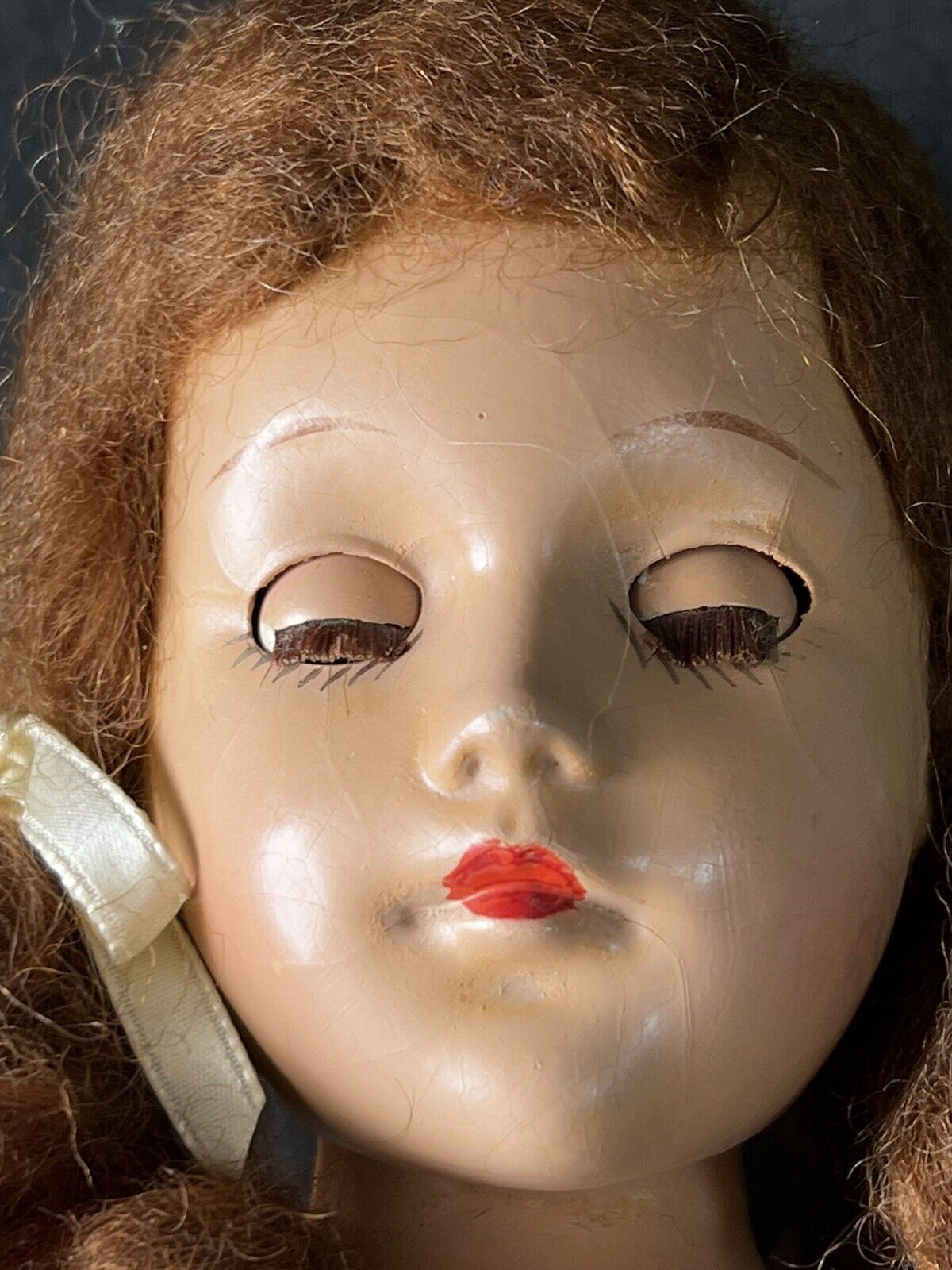 Collectible Vintage 1940’s Composition 14” Original Mary Hoyer Doll