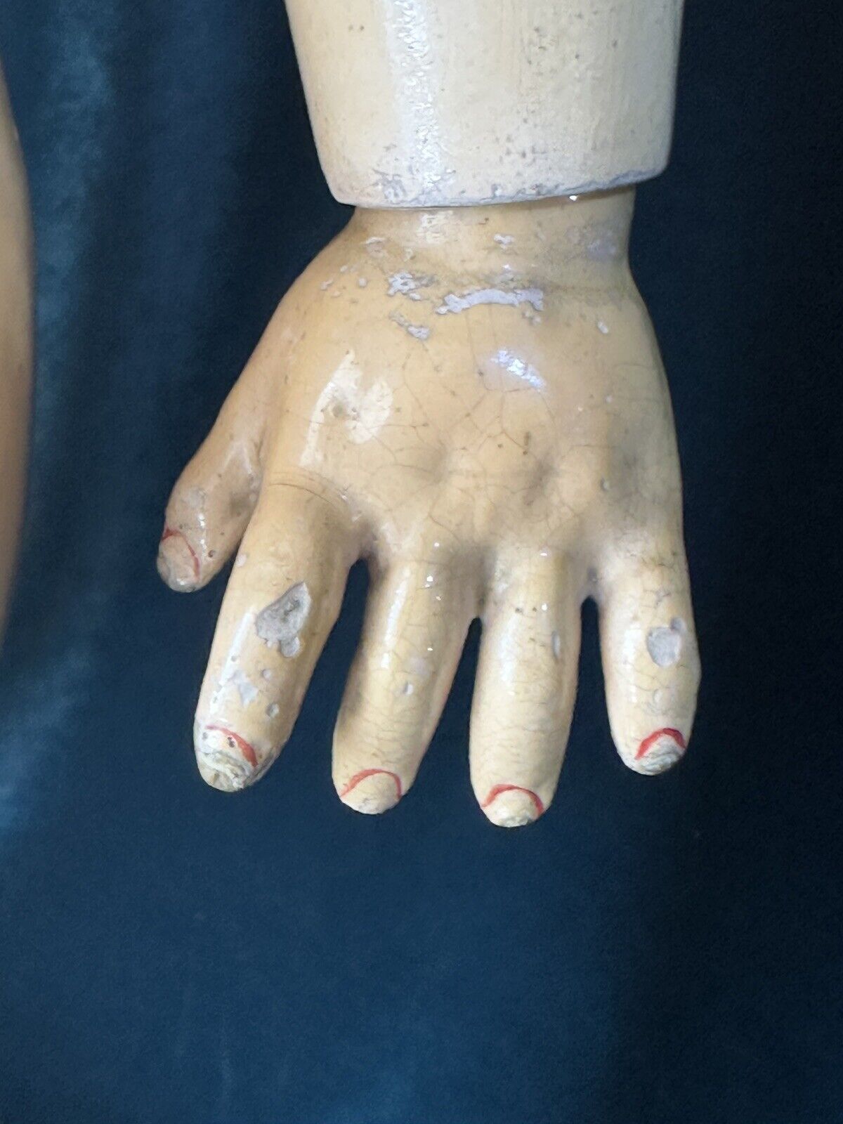 Antique German Kestner Mold 171 24” Doll Bisque Head Composition Body
