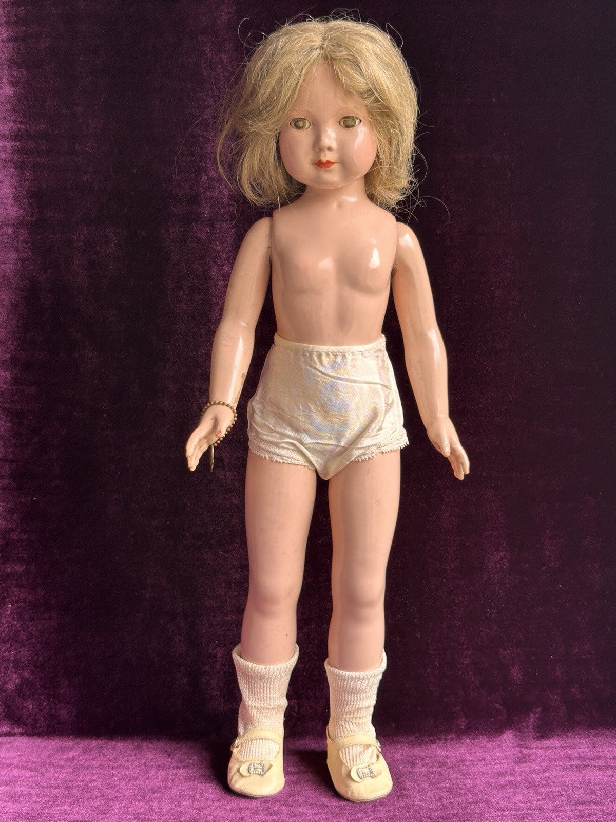 Vintage Original Dewees Cochran 17” Effanbee American Children Composition Doll