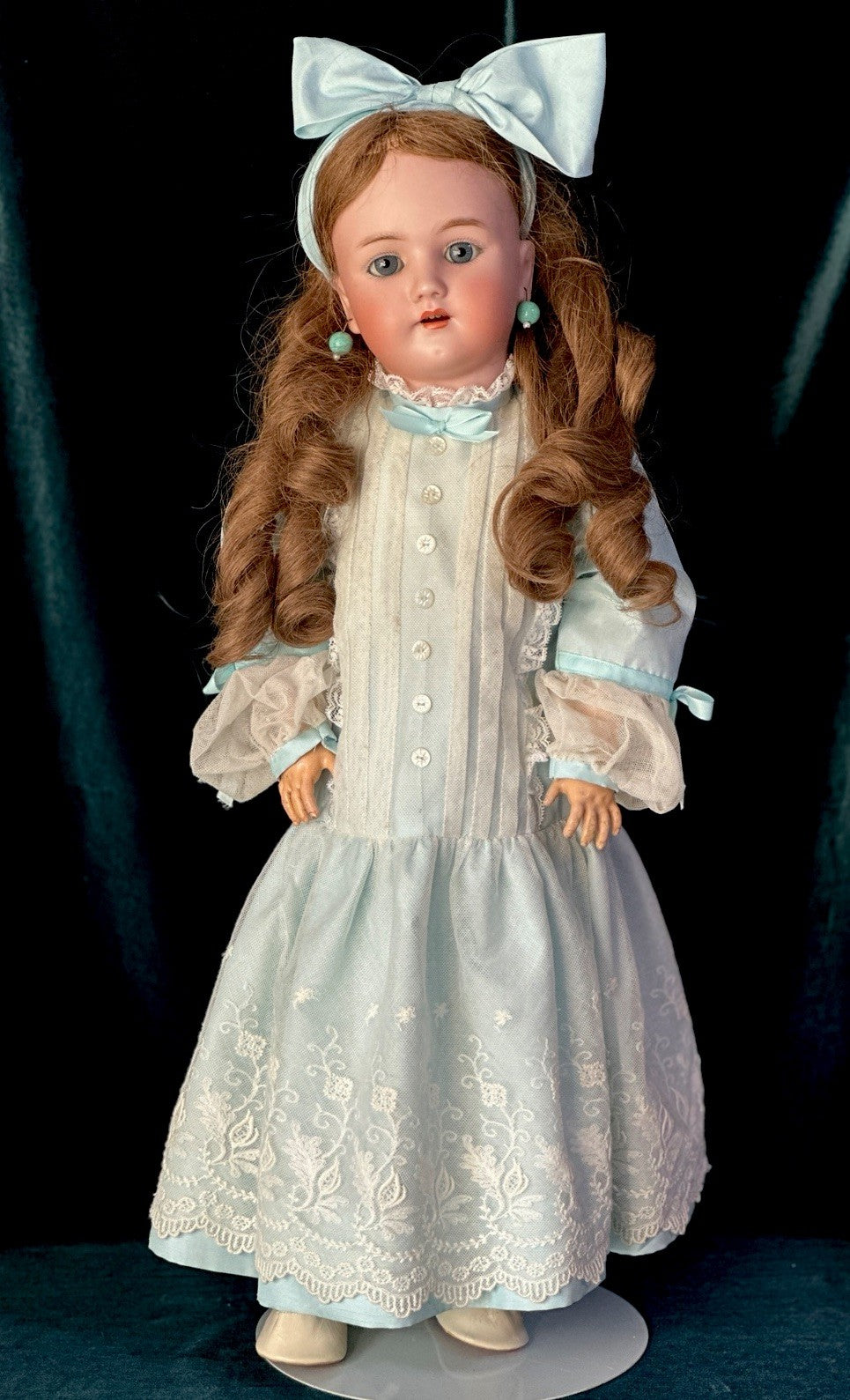 Antique German Simon Halbig Heinrich Handwerck Bisque Head 24” Doll