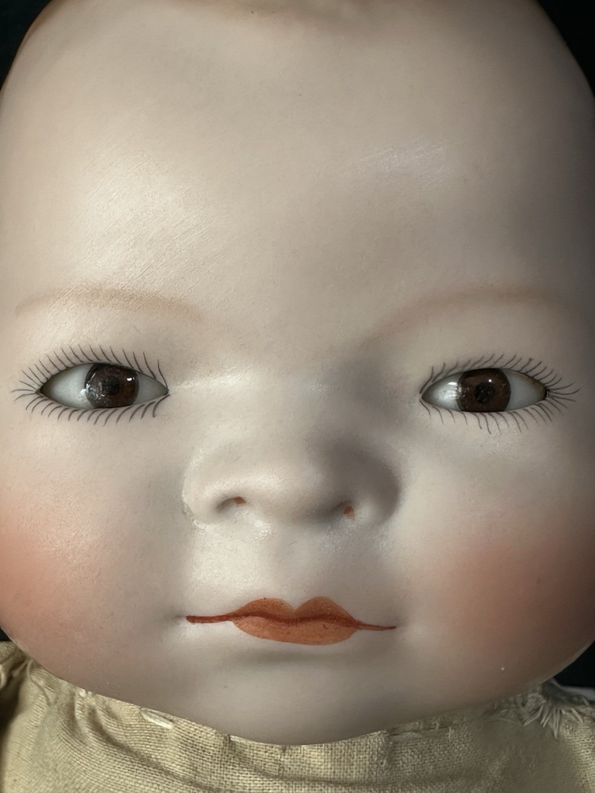 Antique 15” Bye Lo Doll Bisque Head by Grace Putnam Working Cryer
