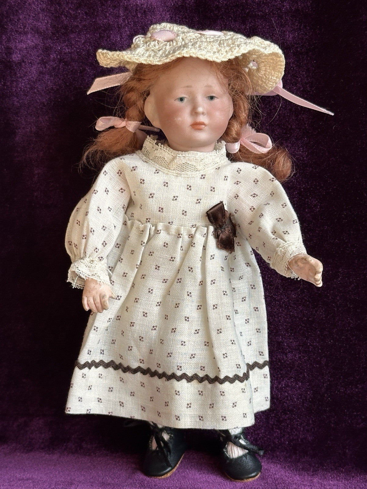 Antique German 7” Kammer Reinhardt 101 Marie Bisque Head Doll