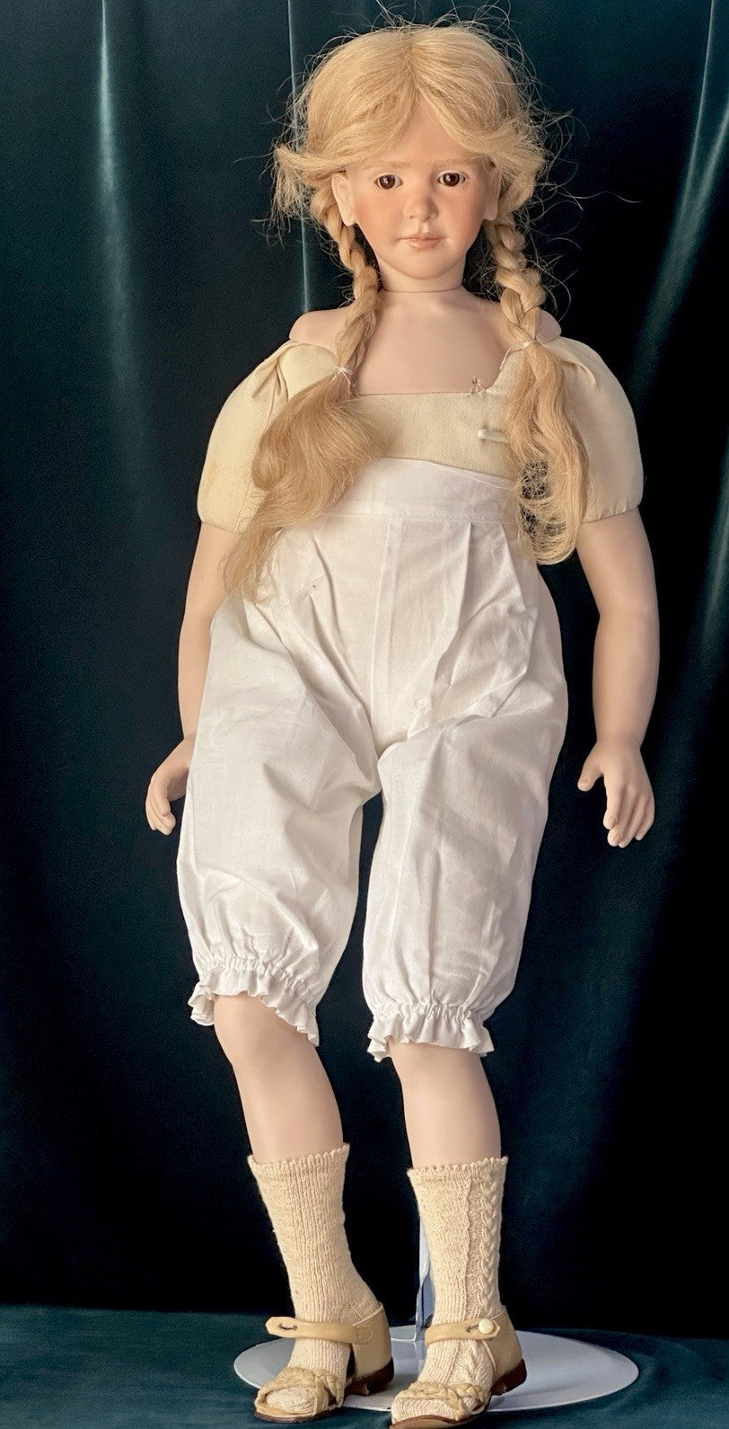 Collectible Artist 32” Porcelain Doll “Lies’l” by Ruth Treffeisen LE 50 COA