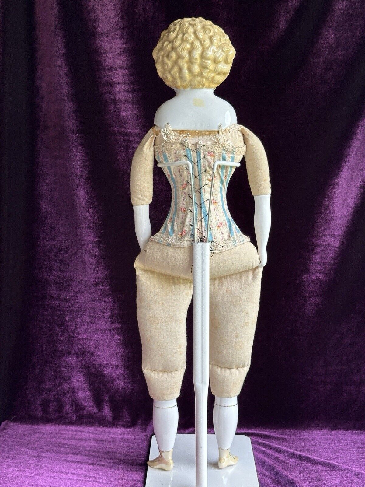 Large Antique German 25” Alt Beck Gottschalck 1000 Highland Mary China Doll