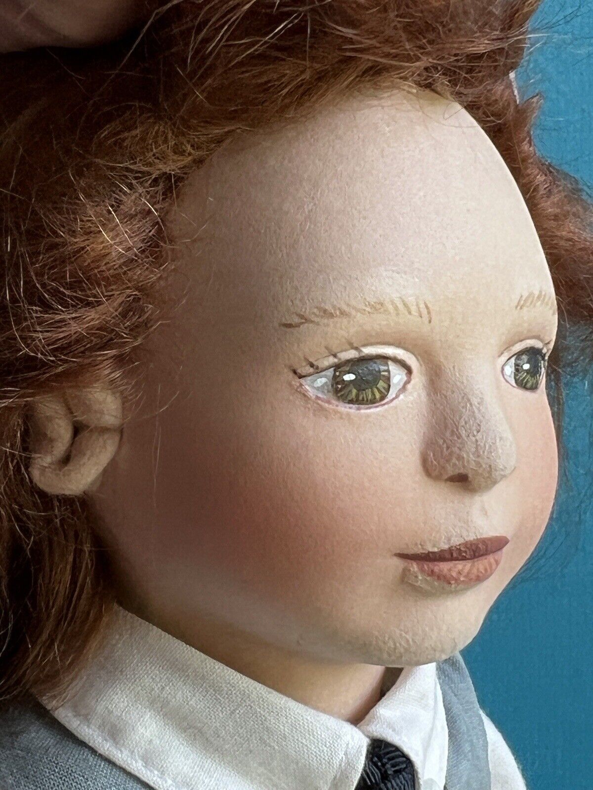 Collectible 16” Cloth Felt Doll Jullian by Artist Maggie Iakono with Box LE 200