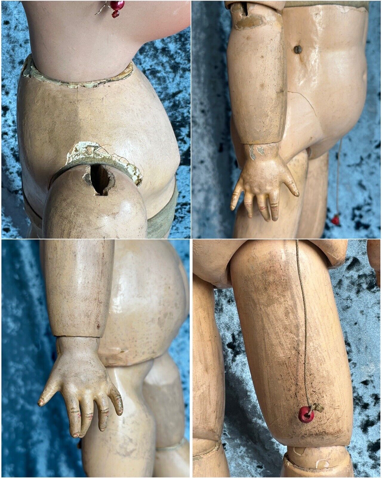 Large Antique French 27” SFBJ 301 Bisque Head Doll