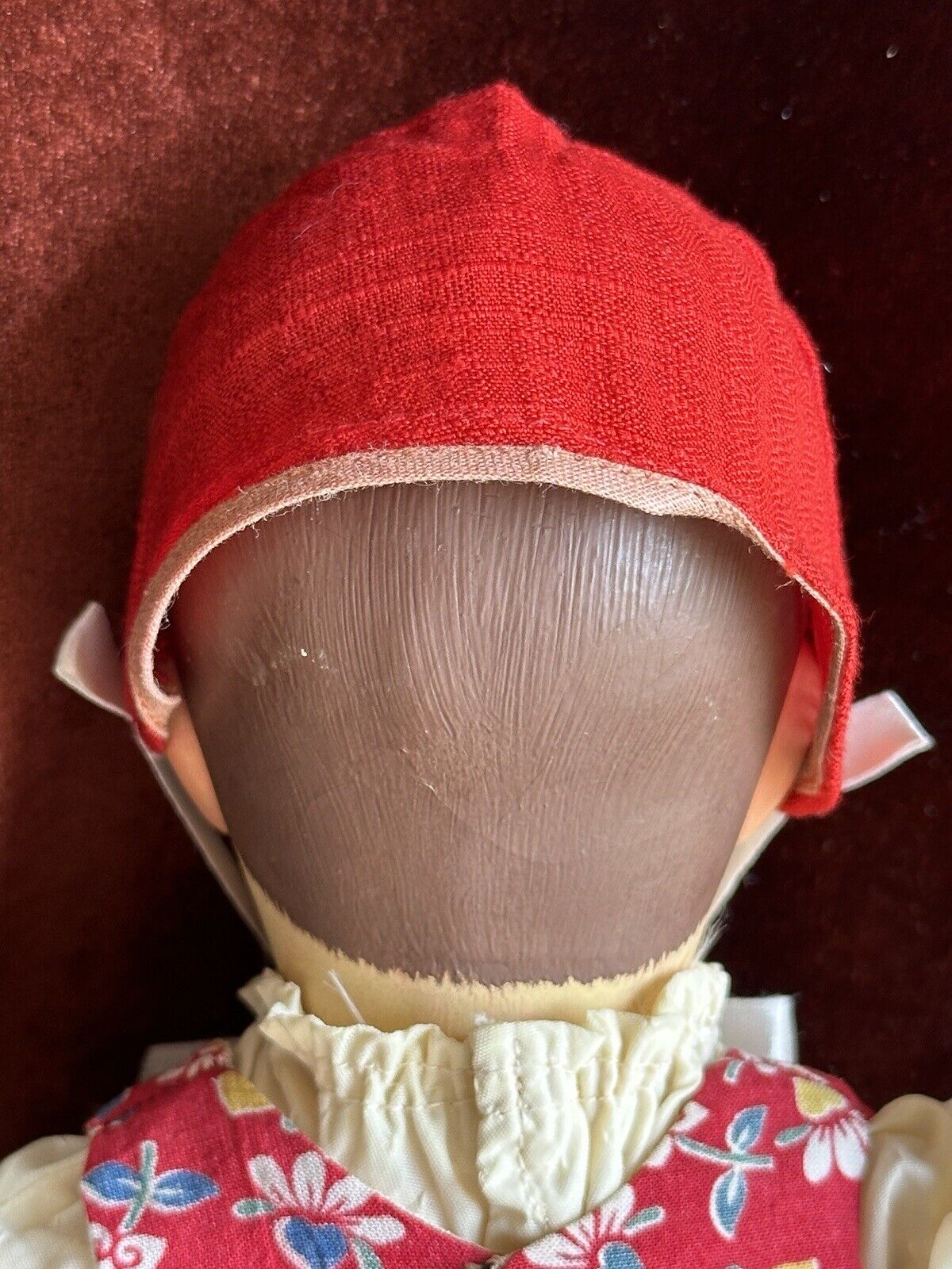 Antique/Vintage German Kathe Kruse 13.75” Cloth Character Girl Doll