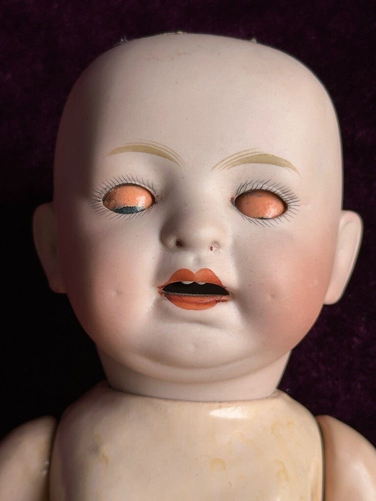 Antique Japanese 12.5” Morimura Brothers Asian Baby Doll with Original Outfit